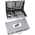 24 Pc. Deluxe BBQ Set